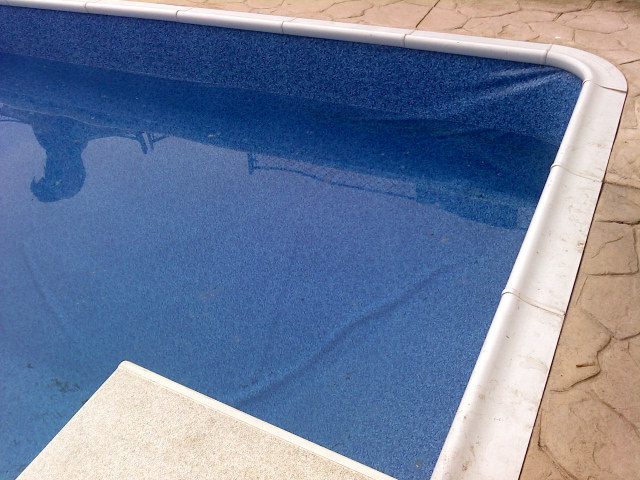 fix hole in pool liner